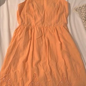 Lace salmon dress NWOT